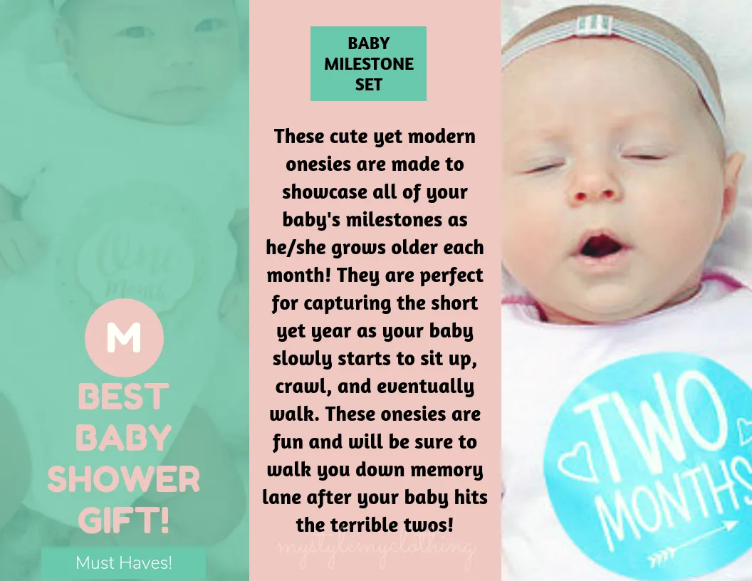 Baby Custom Monthly Onesies - Arrows 3